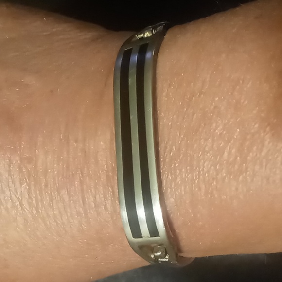 Taxco mexico sterling silver & black onyx size 7 hinged . Stamped - Picture 4 of 8